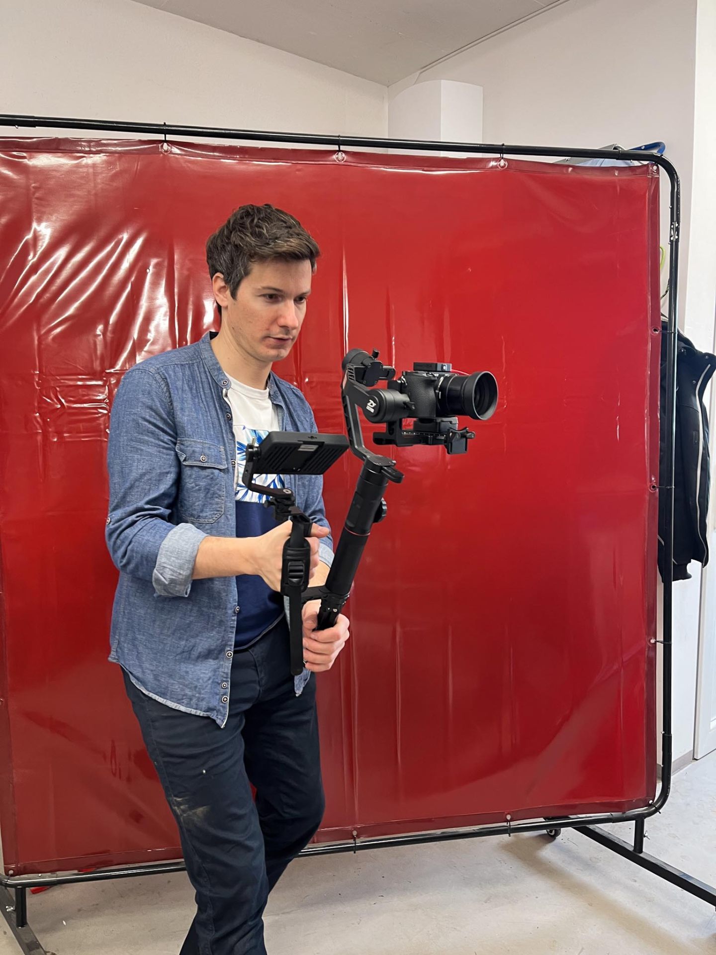 Regie am Set